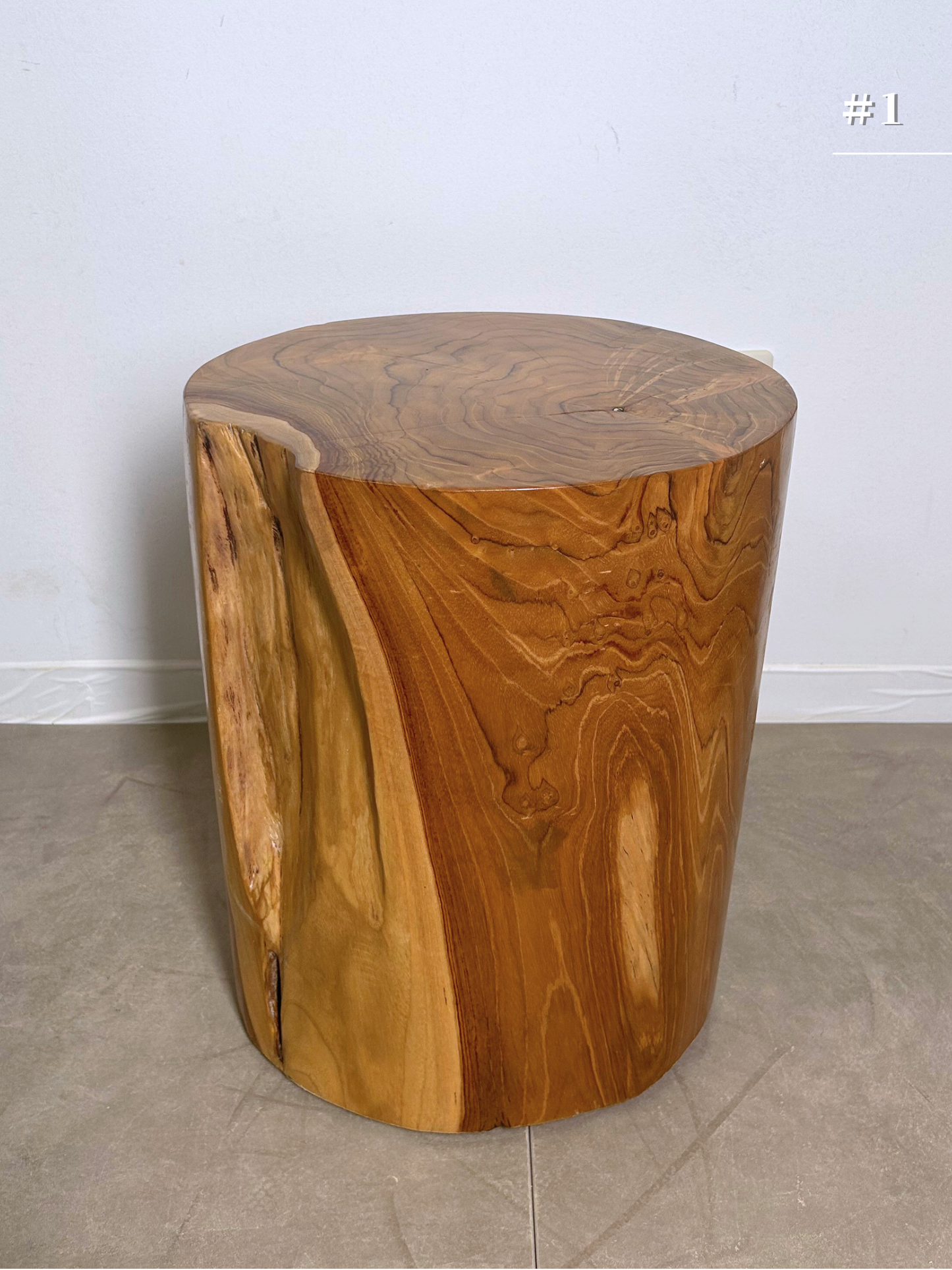 Teak Round Stool